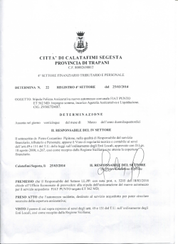 Det. n. 22 del 25-03-2014 Stipula polizza Assicurativa nuovo