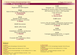 Programma completo - ASL Lanciano Vasto Chieti