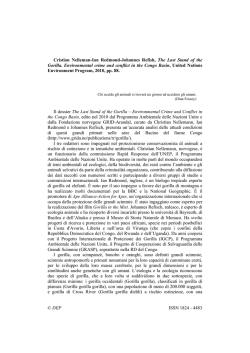 DEP ISSN 1824 - 4483 Cristian Nelleman-Ian Redmond