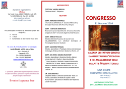 Scarica la Brochure - Dipartimento di Scienze Biologiche