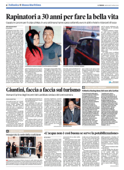 tirreno merc9 aprile - Andrea Benini Sindaco Follonica