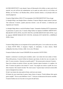 Storia del Katori - Polisportiva Gino Nasi