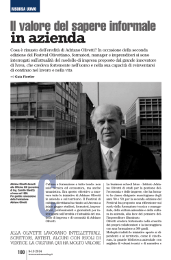 Il valore del sapere informale in azienda
