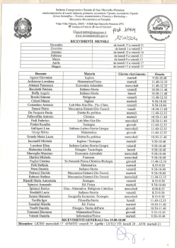 Scuola Secondaria II&deg;g &ldquo;Enrico Fermi&rdquo; &ndash; San Marcello a.s. 2014-2015