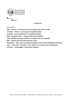 19. rassegna stampa 1 dicembre 2014