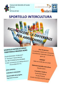 Intercultura - Istituto Comprensivo di Verano Brianza