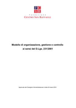 F C S R - Fondazione Centro San Raffaele