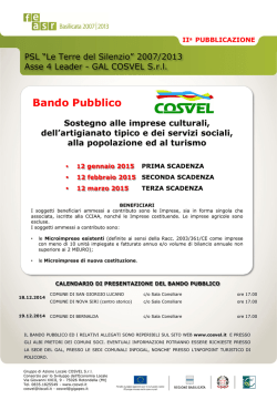 (Op. 4.1.3.7) IIa PUBBLICAZIONE