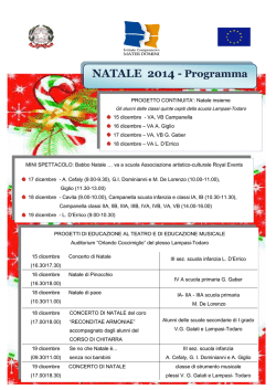 Natale 2014 Programma - IC Mater Domini