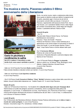 Presentazione appuntamenti 25 aprile 2014