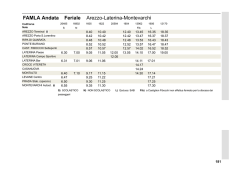 FAMLA Andata Feriale Arezzo-Laterina