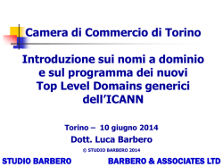 Nuovi Top Level Domains generici
