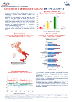 obesity day. report del progetto passi su obesita