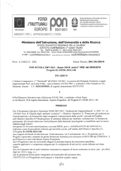 incarico progettista - Scuola Secondaria di 1&deg; grado "F.Pentimalli"