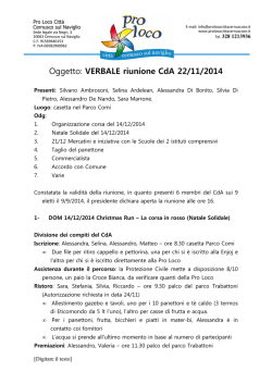 22/11/2014 Verbale CdA