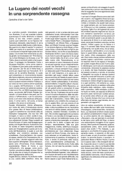 La Lugano dei nostri vecchi in una sorprendente rassegna