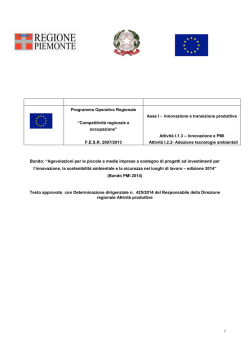 Bando - Finpiemonte