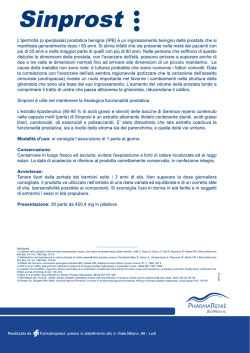 Foglio Illustrativo - Pharmarenie Biomedical Srl