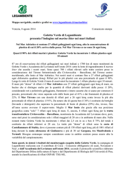 Leggi i dati di Goletta Verde - Bioplastica Mater-Bi