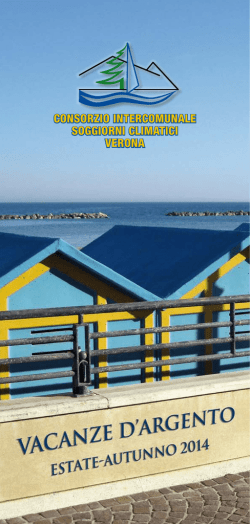 depliant - Consorzio Intercomunale Soggiorni climatici