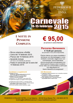 brochure hotel federico promo 2015