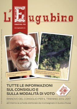 Scarica il periodico - Associazione Maggio Eugubino