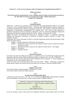 Avviso per la selezione di 1 tecnico esperto in ICT