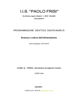 Download (PDF, 147KB) - IIS Paolo Frisi Milano