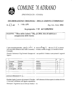 delgm.63 - Comune di Adrano