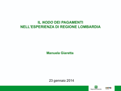 Manuela Giaretta, Regione Lombardia - AIIP