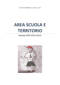 AREA SCUOLA E TERRITORIO - Istituto Comprensivo Silvi Istituto