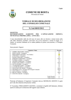 Deliberazione Consiglio Comunale Aliquote-IMU