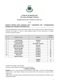 ICI ed IMU - Comune di Rizziconi