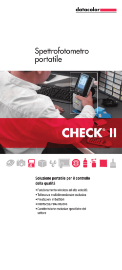 CHECK&reg; II - Datacolor Industrial