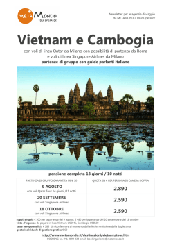 Vietnam e Cambogia - Metamondo Tour Operator