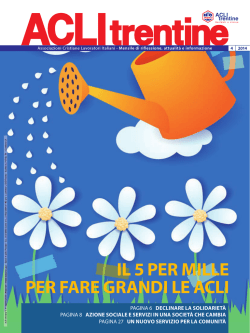 aprile 2014 - ACLI Trentine