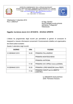 primaria - Istituto Comprensivo "MO Attilio Bagnolini"