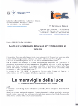 Concorso anno della luce