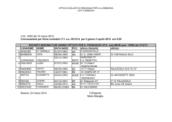 C.M. 2420 del 14 marzo 2014 Convocazione per firma contratto I.T.I.
