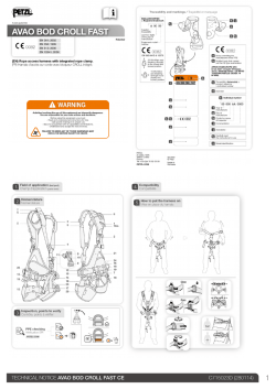 technical notice AVAO BOD CROLL FAST CE c715023D