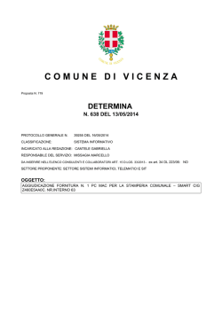 determinazione dirigenziale