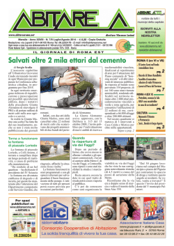 Luglio - Abitare a Roma