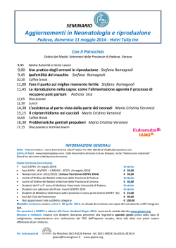 Padova 11 maggio 2014