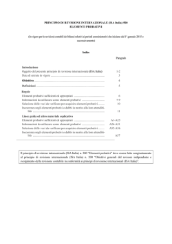 ISA Italia - Revisione legale