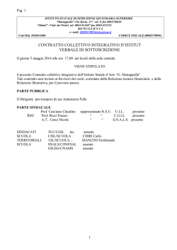 ISA x Rev. Conti giugno 2014 parte economica OK + rel DS e DSGA