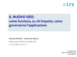 III incontro - Osservatorio per le Politiche Sociali della Provincia di