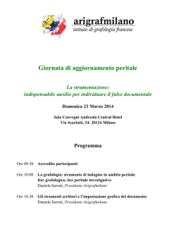 Scarica il Programma