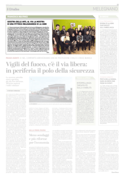 MELEGNANO - La giostra delle arti