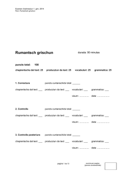 Rumantsch grischun