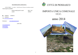 giuda IUC 2014 - Comune di Piossasco